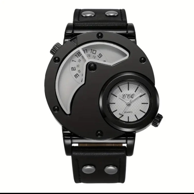Men.s Larg Dial Chronograph watch