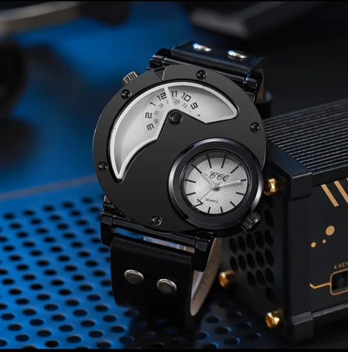 Men.s Larg Dial Chronograph watch