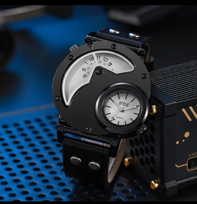 Men.s Larg Dial Chronograph watch